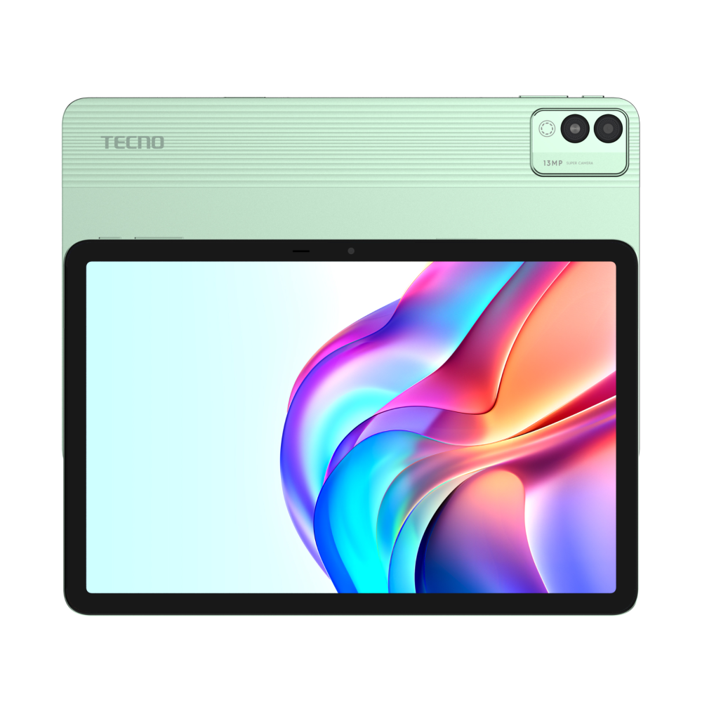 T1101 MEGAPAD 11 128+8 Vitality Green, 10.95" Asahi Glass, 20:9, 1920 x 1200 Mpix, 2.2GHz x2 + 2.0GHz x6 , 8 Core, 8GB RAM, 128B, up to 1TB flash, 13Мп/8Мп, 1Sim, LTE, 4G, BT v5.2, WiFi, GPS/AGPS, Type-C, 8160mAh, Android 14, 518,5g, 257,095 ммx168,67 ммx